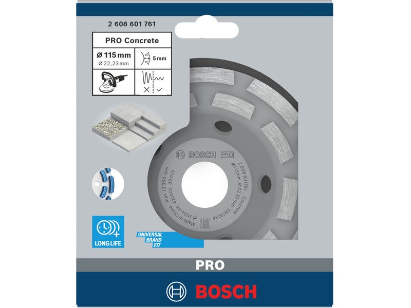 Lončasti brus Bosch PRO Concrete, 2608601761